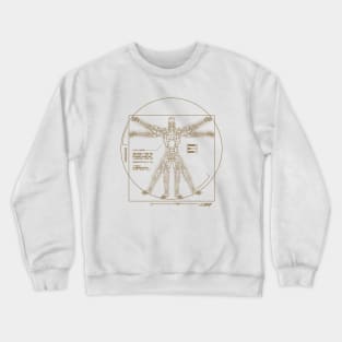 Vitruvian T-800 (Brown) Crewneck Sweatshirt